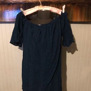 Medium teal mini dress/shirt